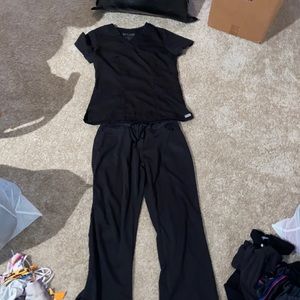 Black greys anatomy scrubs